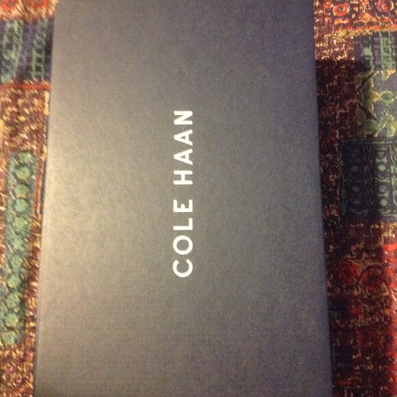 Cole Haan Men's 2.ZeroGrand Blue Suede Wingtip Oxford Shoes - 11.5M - New in Box - Picture 9 of 9